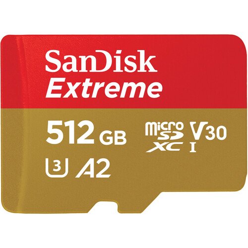SanDisk 512GB Extreme UHS-I microSDXC Memory Card with SD Adapter - cambuy-lives SanDisk 512GB Extreme UHS-I microSDXC Memory Card with SD Adapter - cambuy-lives